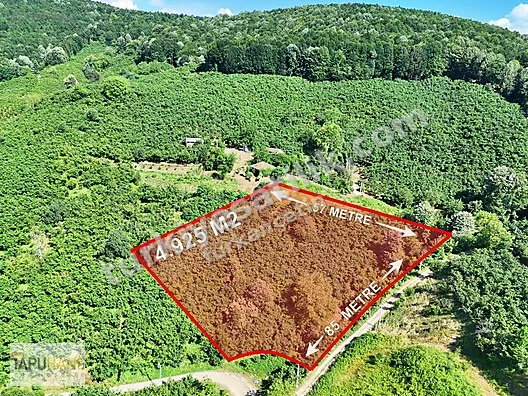 TAPUHANEDEN HARMANTEPE KÖYÜNDE 4.925M2 İMARLI ARSA