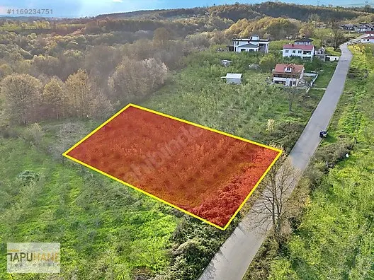 TAPUHANE'DEN ASFALT YOLA CEPHE 1500 m2 VİLLA İMARLI ARSA