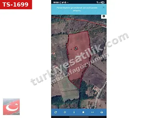 SATILIK 40 DÖNÜM YARISI İMARLI ARSA.