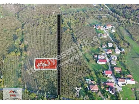 NUR GAYRİMENKUL'DEN AKOVA MAH 800m2 %30 KAT SATILIK ARSA